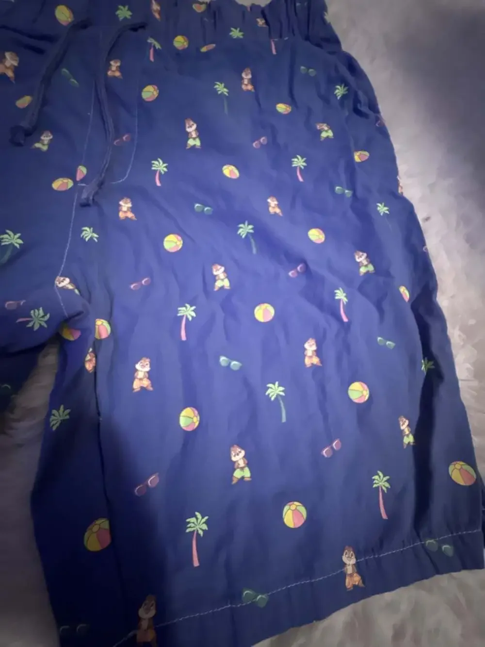 Disney Parks Chip 'n Dale Tropical Summer Sleep Shorts XL - Picture 3 of 4